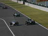 GP GIAPPONE, 09.10.2011- Gara, Sergio P�rez (MEX), Sauber F1 Team C30 e Jarno Trulli (ITA), Team Lotus, TL11 
