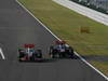 GP GIAPPONE, 09.10.2011- Gara, Lewis Hamilton (GBR), McLaren Mercedes, MP4-26 e Sébastien Buemi (SUI), Scuderia Toro Rosso, STR6