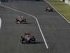 GP GIAPPONE, 09.10.2011- Gara, Jenson Button (GBR), McLaren Mercedes, MP4-26 davanti a Fernando Alonso (ESP), Ferrari, F-150 Italia