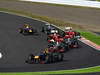 GP GIAPPONE, 09.10.2011- Gara, Sebastian Vettel (GER), Red Bull Racing, RB7 davanti a Lewis Hamilton (GBR), McLaren Mercedes, MP4-26
