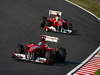 GP GIAPPONE, 09.10.2011- Gara, Fernando Alonso (ESP), Ferrari, F-150 Italia davanti a Felipe Massa (BRA), Ferrari, F-150 Italia