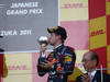 GP GIAPPONE, 09.10.2011- Gara, Sebastian Vettel (GER), Red Bull Racing, RB7 2011 F1 Champion e terzo in the race