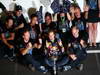 GP GIAPPONE, 09.10.2011- Sebastian Vettel (GER), celebrates with the Red Bull Racing Team the his second Formula 1 World Championship