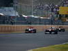 GP GIAPPONE, 09.10.2011- Gara, Jenson Button (GBR), McLaren Mercedes, MP4-26 vincitore, Fernando Alonso (ESP), Ferrari, F-150 Italia secondo e Sebastian Vettel (GER), World Champion 2011 e terzo in the race