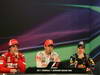 GP GIAPPONE, 09.10.2011- Gara, Conferenza Stampa, Fernando Alonso (ESP), Ferrari, F-150 Italia, Jenson Button (GBR), McLaren Mercedes, MP4-26 e Sebastian Vettel (GER), Red Bull Racing, RB7