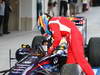 GP GIAPPONE, 09.10.2011- Gara, Sebastian Vettel (GER), Red Bull Racing, RB7 terzo e World F1 Champion e Fernando Alonso (ESP), Ferrari, F-150 Italia secondo 