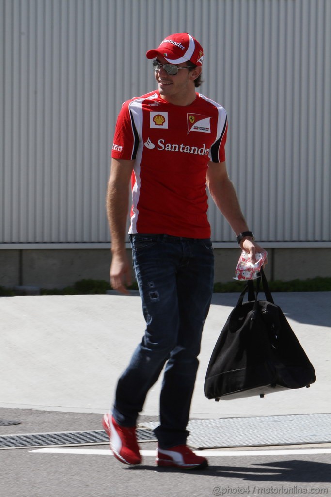 GP GIAPPONE, 06.10.2011- Jules Bianchi (FRA), Test Driver, Ferrari   