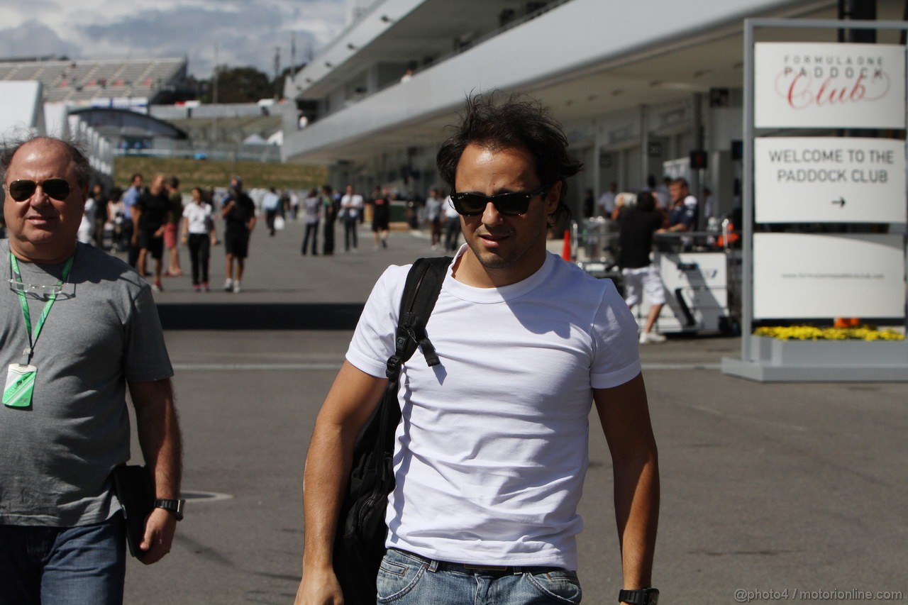 GP GIAPPONE, 06.10.2011- Felipe Massa (BRA), Ferrari, F-150 Italia 
