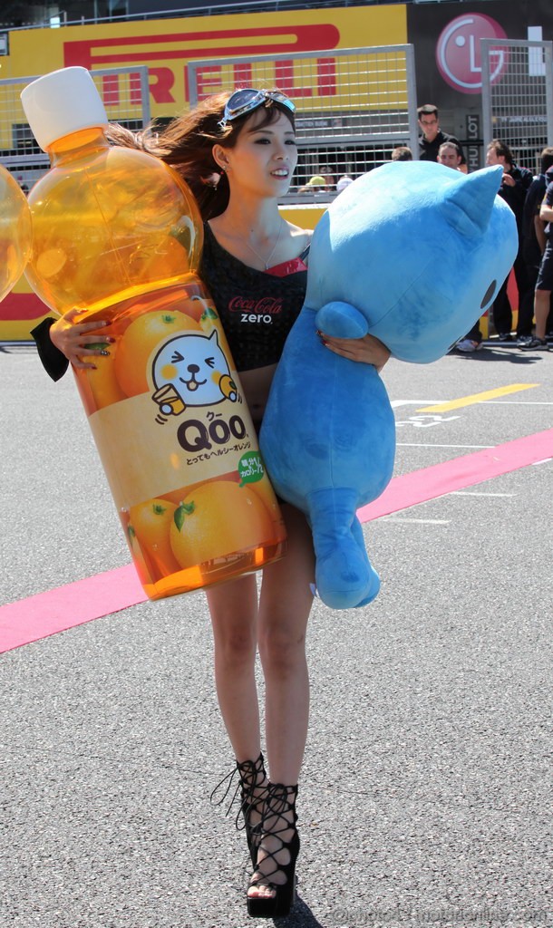 GP GIAPPONE, 06.10.2011- Ragazza in the paddock 