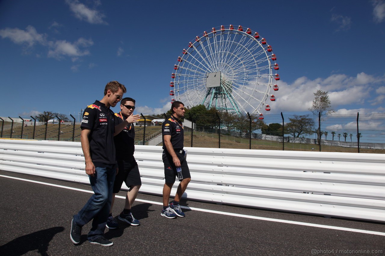 GP GIAPPONE, 06.10.2011- Sebastian Vettel (GER), Red Bull Racing, RB7