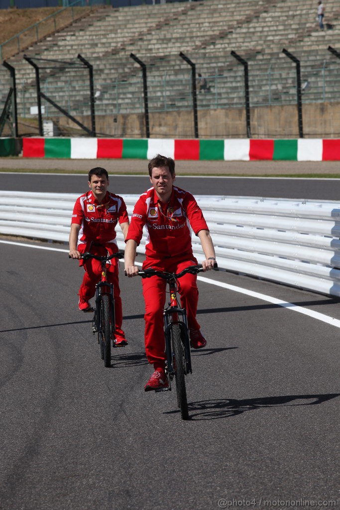 GP GIAPPONE, 06.10.2011- Rob Smedley, (GBR), Ferrari, Track Engineer of Felipe Massa (BRA) 