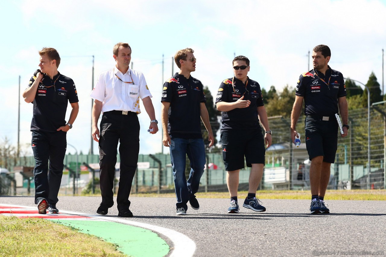 GP GIAPPONE, 06.10.2011- Sebastian Vettel (GER), Red Bull Racing, RB7 