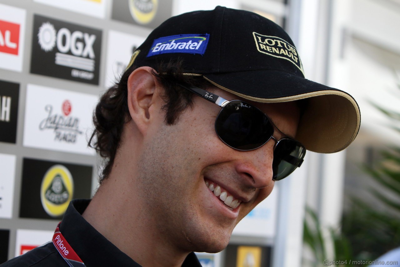 GP GIAPPONE, 06.10.2011- Bruno Senna (BRA), Lotus Renault GP R31 