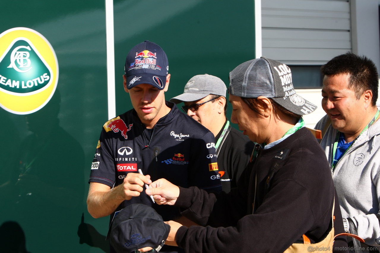 GP GIAPPONE, 06.10.2011- Sebastian Vettel (GER), Red Bull Racing, RB7