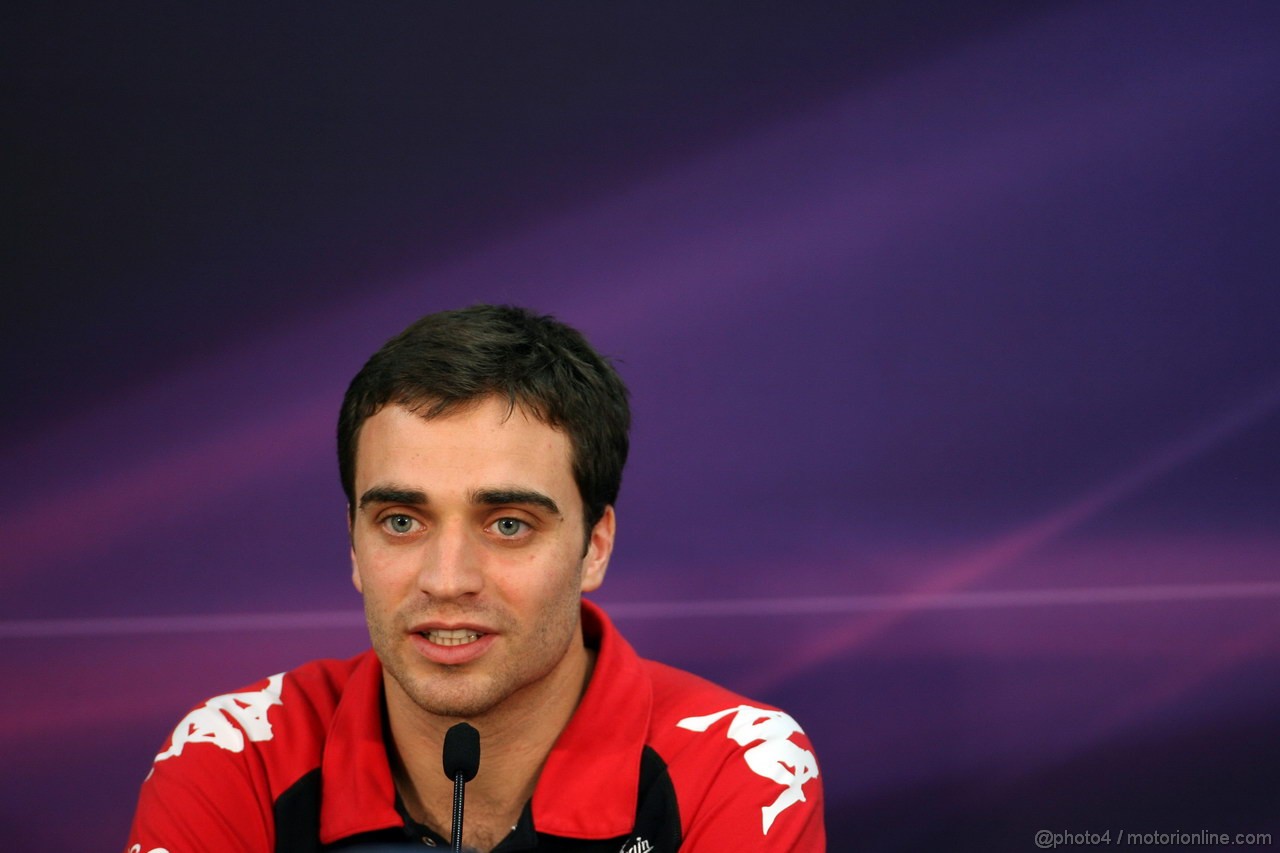 GP GIAPPONE, 06.10.2011- Conferenza Stampa, Jerome D'Ambrosio (BEL), Marussia Virgin Racing VR-02 
