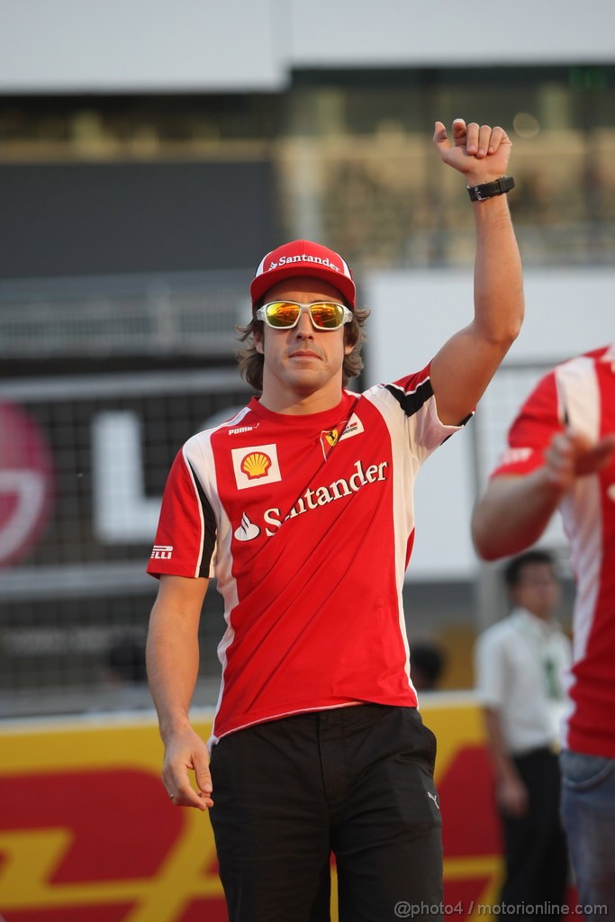 GP GIAPPONE, 06.10.2011- Fernando Alonso (ESP), Ferrari, F-150 Italia 