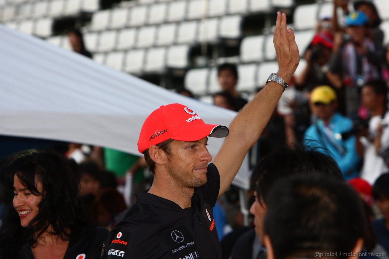 GP GIAPPONE, 06.10.2011- Jenson Button (GBR), McLaren  Mercedes, MP4-26 