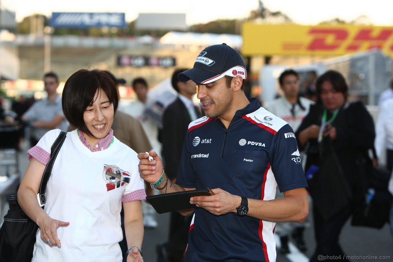 GP GIAPPONE, 06.10.2011- Pastor Maldonado (VEN), Williams FW33