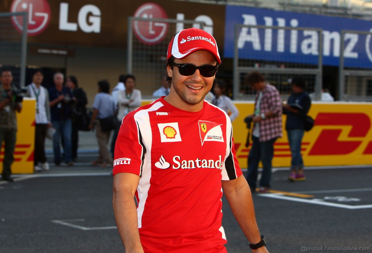 GP GIAPPONE, 06.10.2011- Felipe Massa (BRA), Ferrari, F-150 Italia 