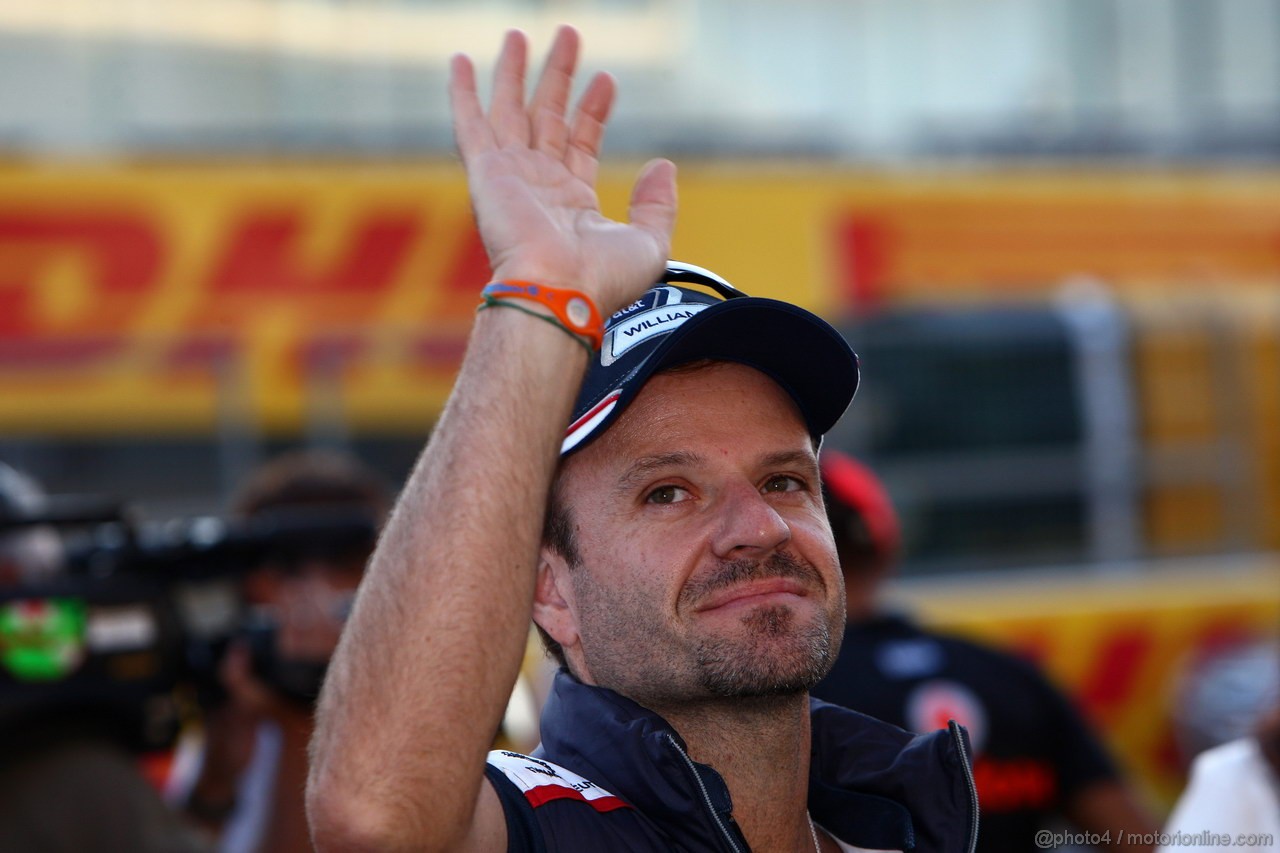 GP GIAPPONE, 06.10.2011- Rubens Barrichello (BRA), Williams FW33