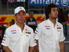 GP GIAPPONE, 06.10.2011- Kamui Kobayashi (JAP), Sauber F1 Team C30 e Sergio Pérez (MEX), Sauber F1 Team C30