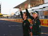 GP GIAPPONE, 06.10.2011- Jarno Trulli (ITA), Team Lotus, TL11 e Heikki Kovalainen (FIN), Team Lotus, TL11