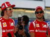 GP GIAPPONE, 06.10.2011- Fernando Alonso (ESP), Ferrari, F-150 Italia e Felipe Massa (BRA), Ferrari, F-150 Italia