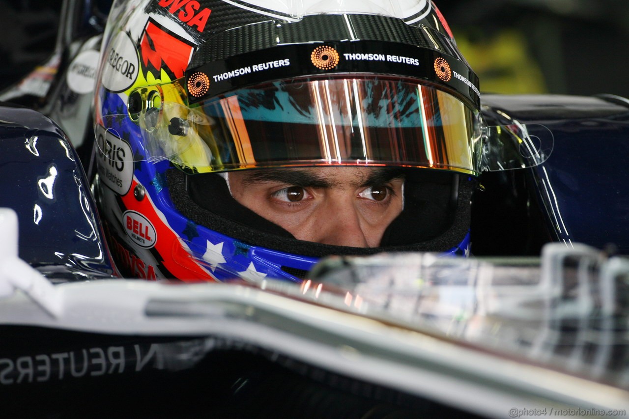 GP GIAPPONE, 08.10.2011- Prove Libere 3, Sabato, Pastor Maldonado (VEN), Williams FW33 