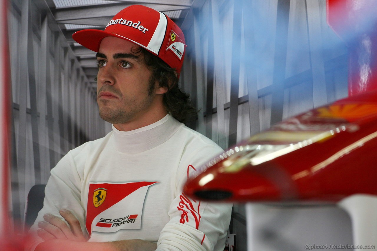 GP GIAPPONE, 08.10.2011- Prove Libere 3, Sabato, Fernando Alonso (ESP), Ferrari, F-150 Italia