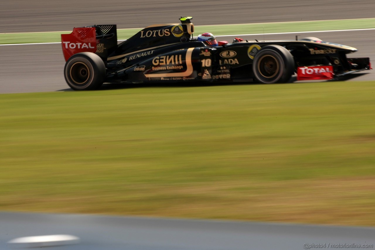 GP GIAPPONE, 08.10.2011- Prove Libere 3, Sabato, Vitaly Petrov (RUS), Lotus Renault GP, R31
