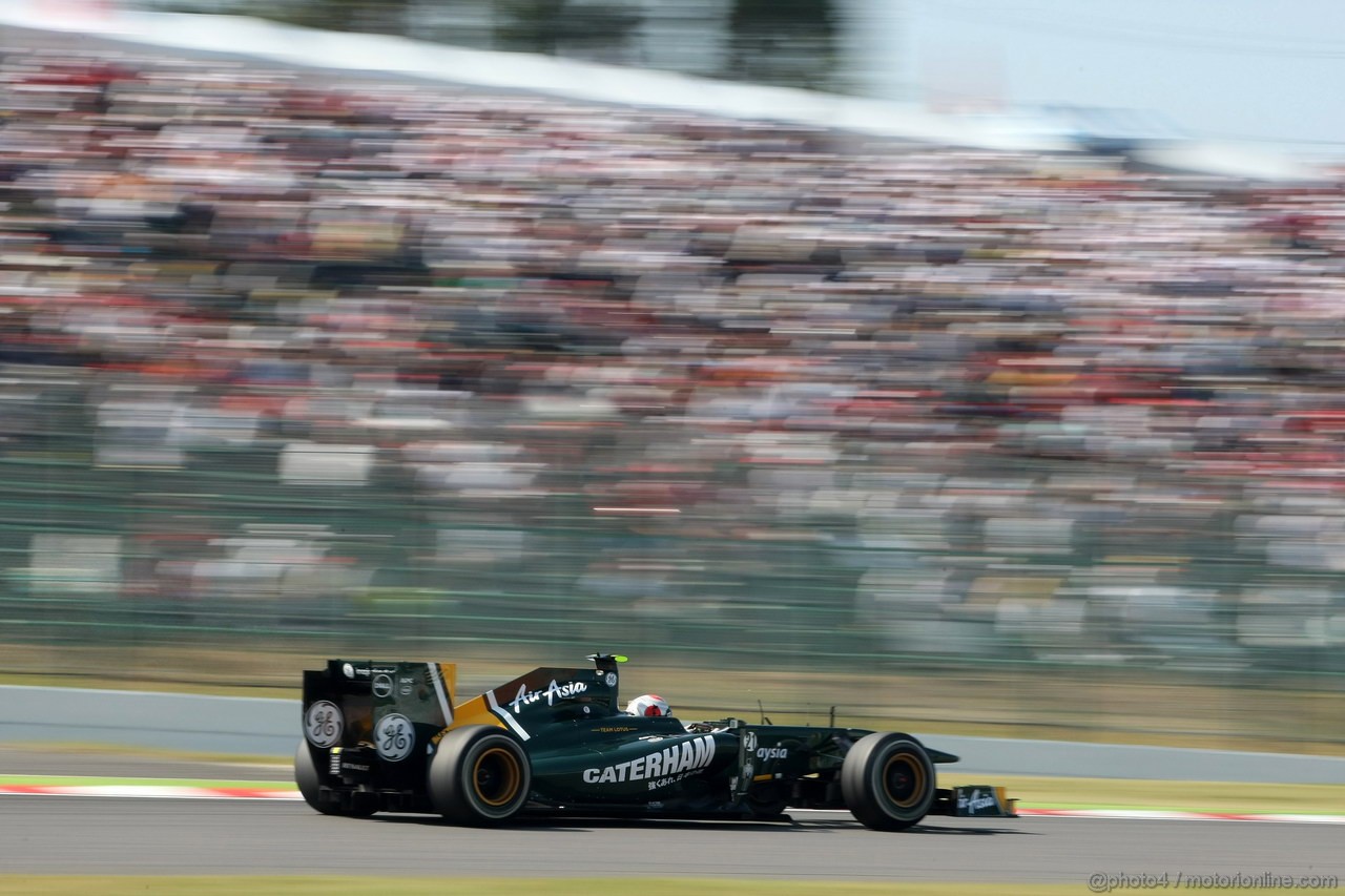 GP GIAPPONE, 08.10.2011- Prove Libere 3, Sabato, Jarno Trulli (ITA), Team Lotus, TL11 