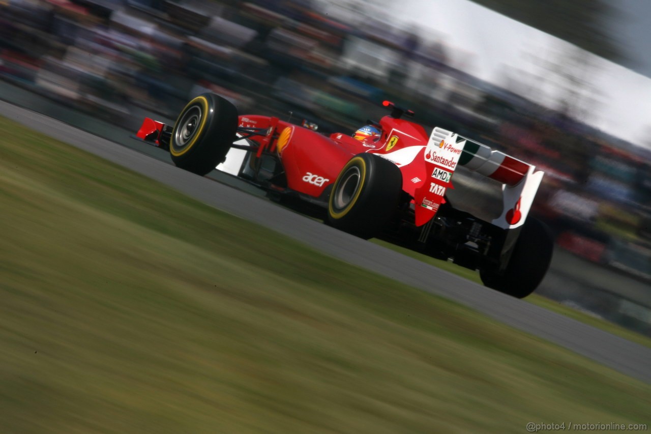 GP GIAPPONE, 08.10.2011- Prove Libere 3, Sabato, Fernando Alonso (ESP), Ferrari, F-150 Italia 
