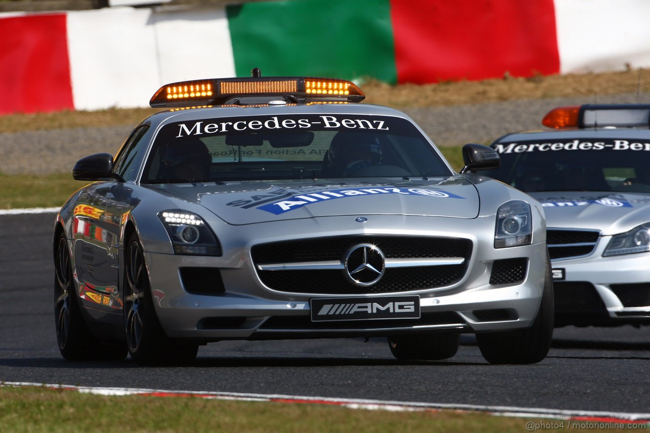 GP GIAPPONE, 08.10.2011- Prove Libere 3, Sabato, Safety car