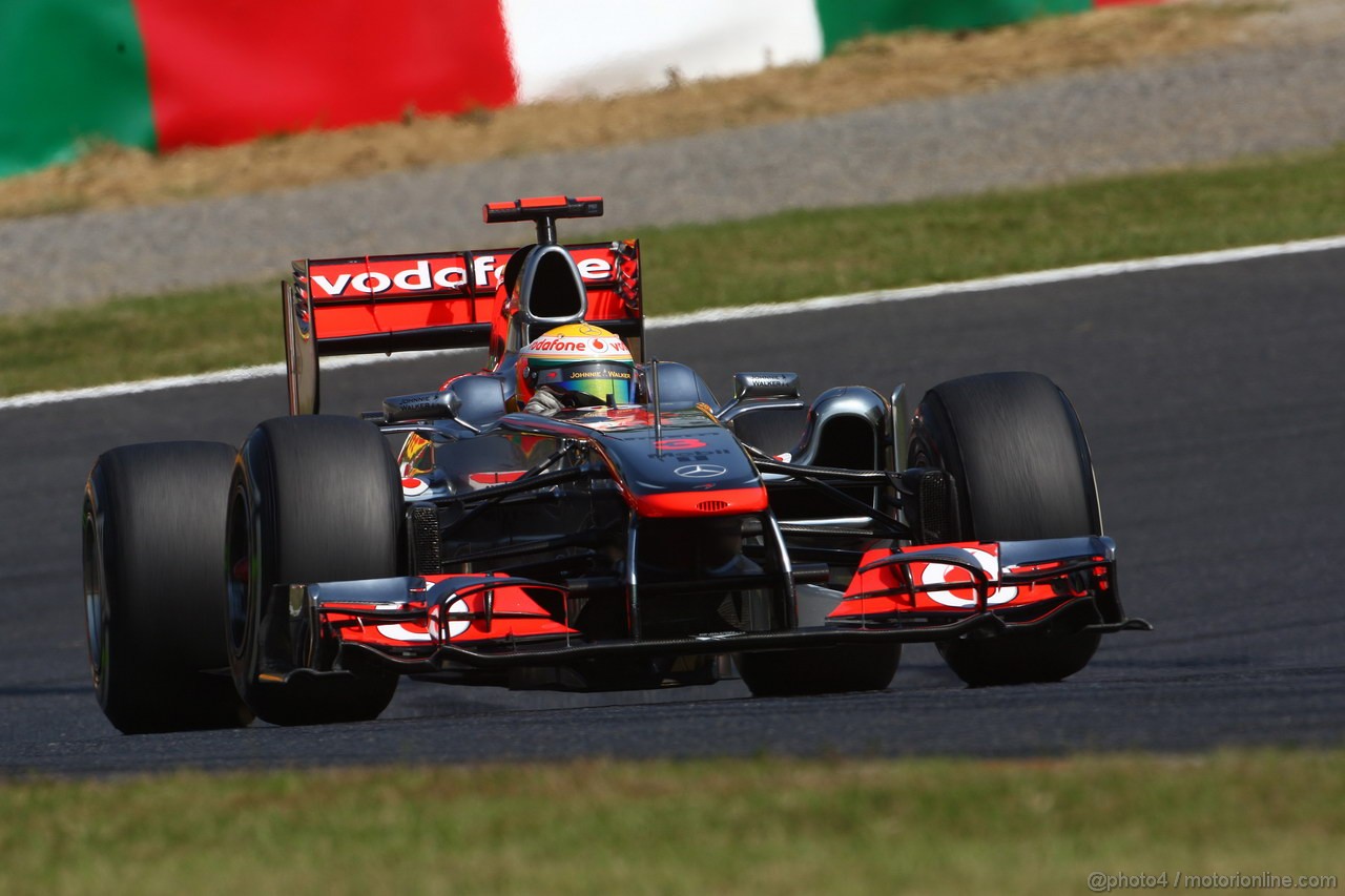 GP GIAPPONE, 08.10.2011- Prove Libere 3, Sabato, Lewis Hamilton (GBR), McLaren Mercedes, MP4-26