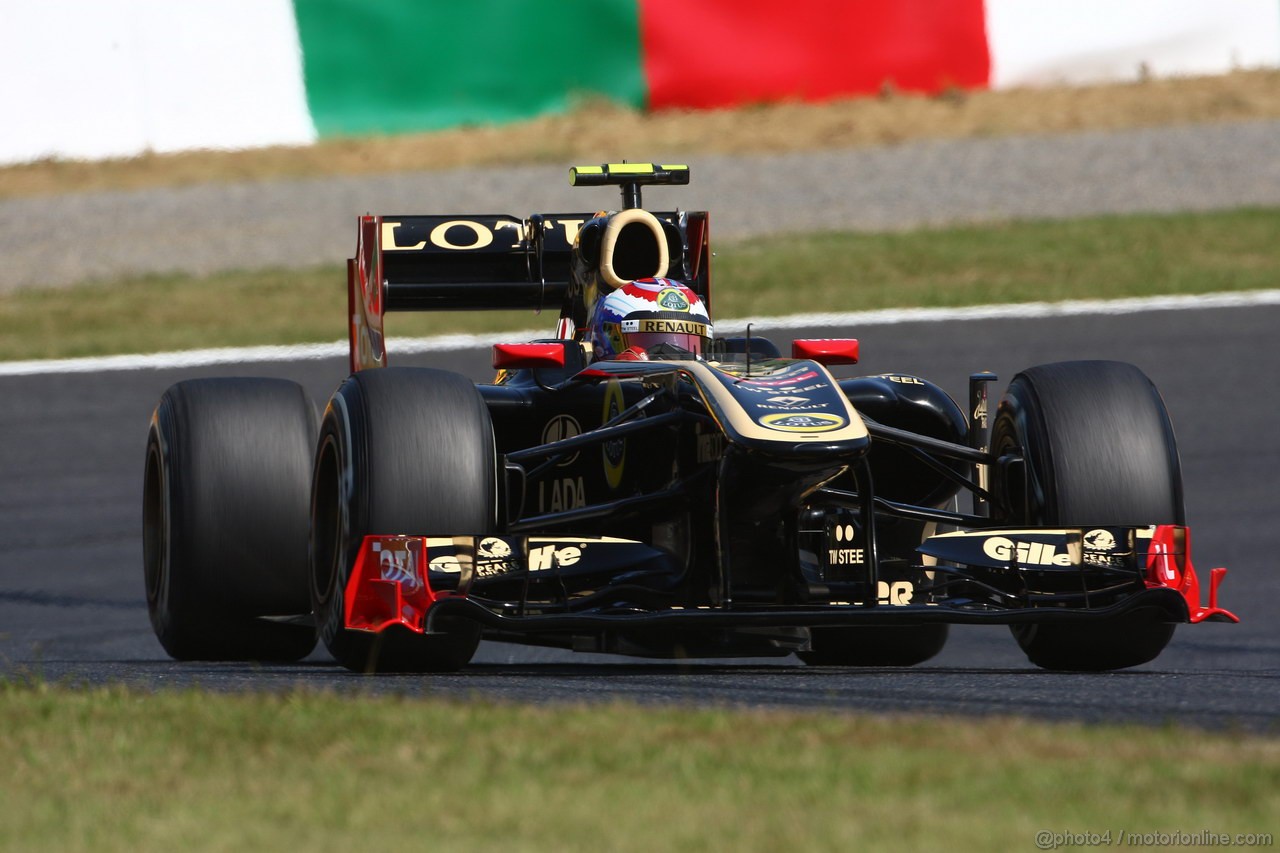 GP GIAPPONE, 08.10.2011- Prove Libere 3, Sabato, Vitaly Petrov (RUS), Lotus Renault GP, R31 