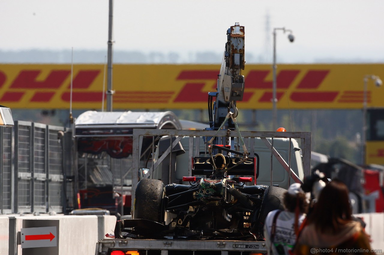GP GIAPPONE, 08.10.2011- Prove Libere 3, Sabato, Bruno Senna (BRA), Lotus Renault GP R31 