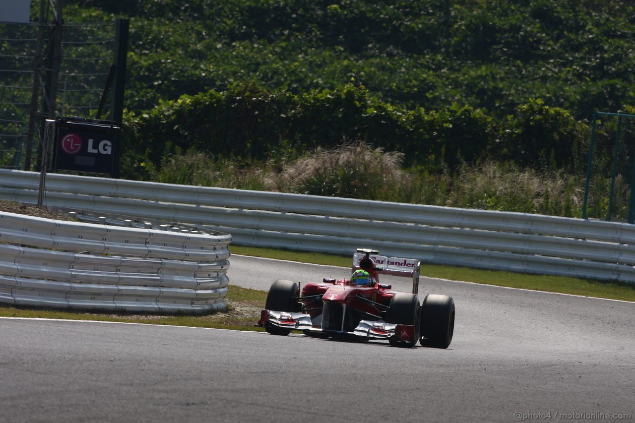 GP GIAPPONE, 08.10.2011- Prove Libere 3, Sabato, Felipe Massa (BRA), Ferrari, F-150 Italia 