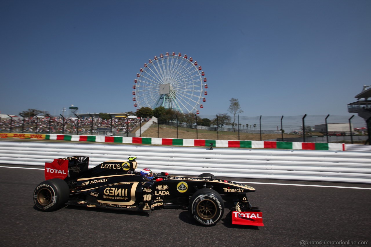 GP GIAPPONE, 08.10.2011- Prove Libere 3, Sabato, Vitaly Petrov (RUS), Lotus Renault GP, R31 