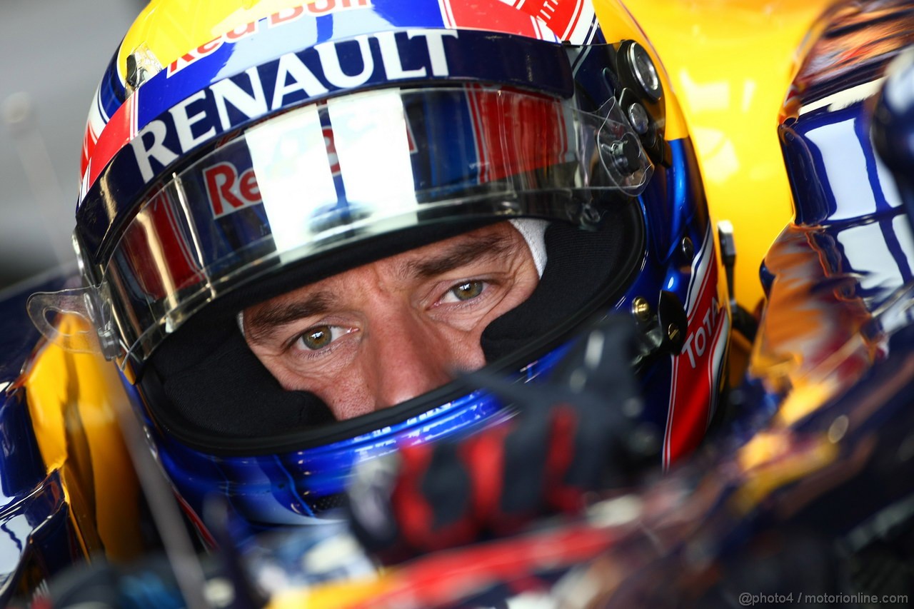 GP GIAPPONE, 08.10.2011- Prove Libere 3, Sabato, Mark Webber (AUS), Red Bull Racing, RB7 