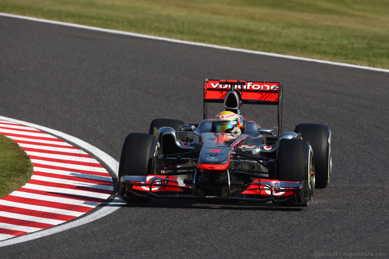 GP GIAPPONE, 08.10.2011- Qualifiche, Lewis Hamilton (GBR), McLaren  Mercedes, MP4-26 