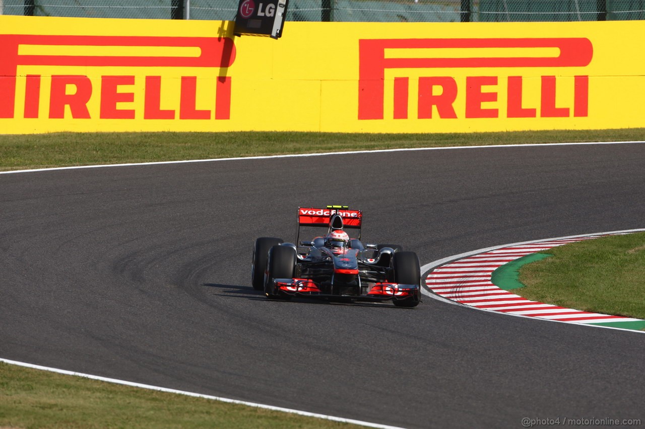 GP GIAPPONE, 08.10.2011- Qualifiche, Jenson Button (GBR), McLaren  Mercedes, MP4-26 