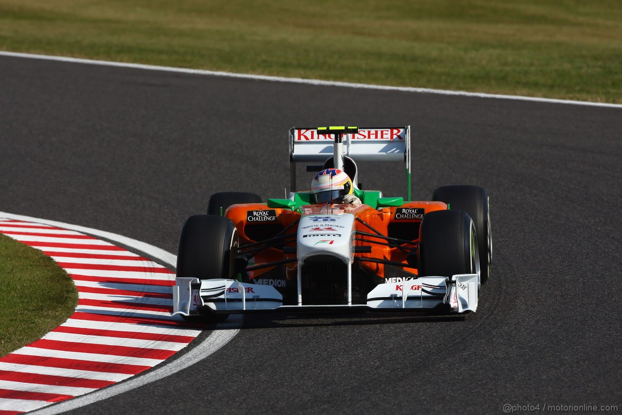 GP GIAPPONE, 08.10.2011- Qualifiche, Paul di Resta (GBR) Force India VJM04 