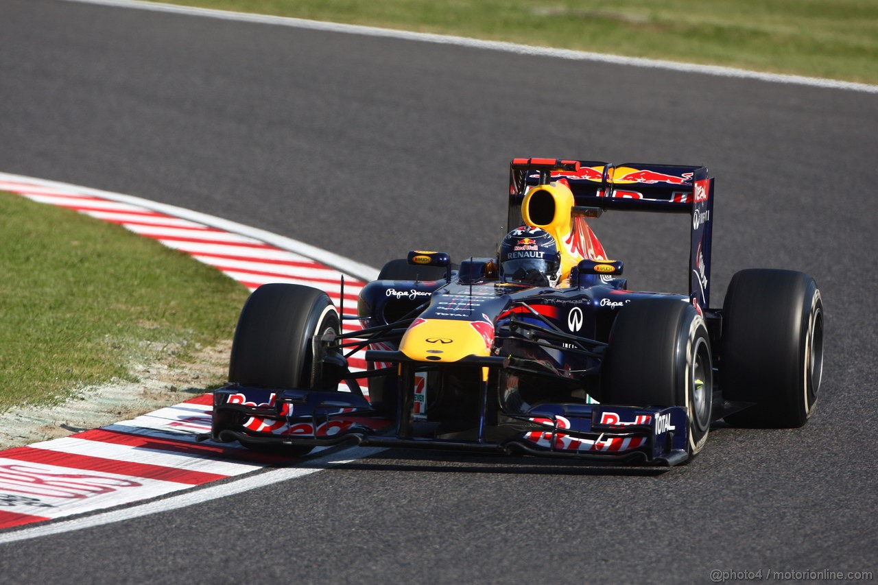 GP GIAPPONE, 08.10.2011- Qualifiche, Sebastian Vettel (GER), Red Bull Racing, RB7 