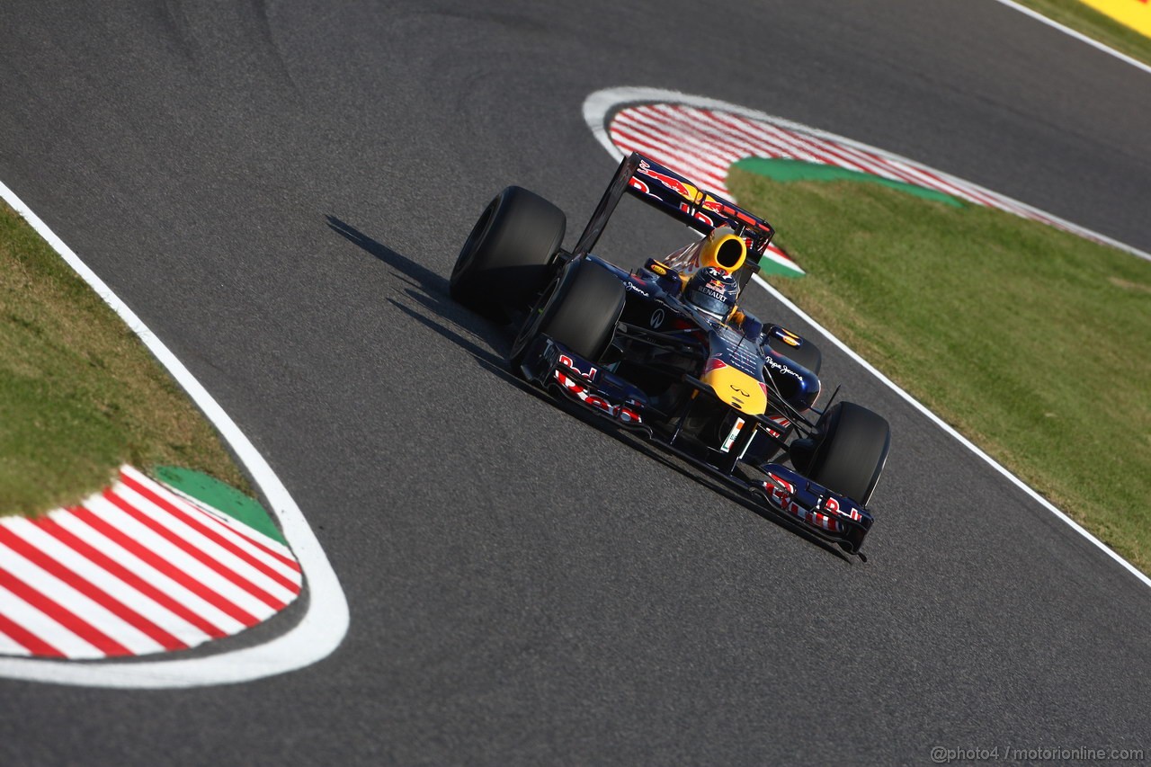 GP GIAPPONE, 08.10.2011- Qualifiche, Sebastian Vettel (GER), Red Bull Racing, RB7