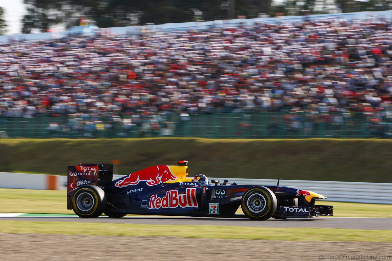 GP GIAPPONE, 08.10.2011- Qualifiche, Sebastian Vettel (GER), Red Bull Racing, RB7