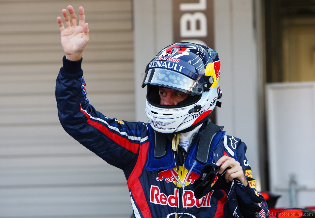 GP GIAPPONE, 08.10.2011- Qualifiche, Sebastian Vettel (GER), Red Bull Racing, RB7 pole position
