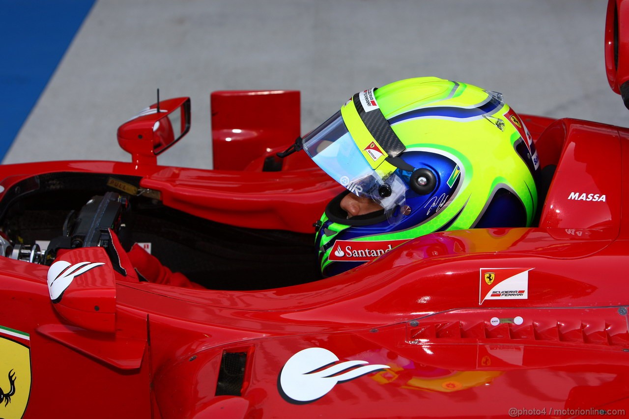 GP GIAPPONE, 08.10.2011- Qualifiche, Felipe Massa (BRA), Ferrari, F-150 Italia 