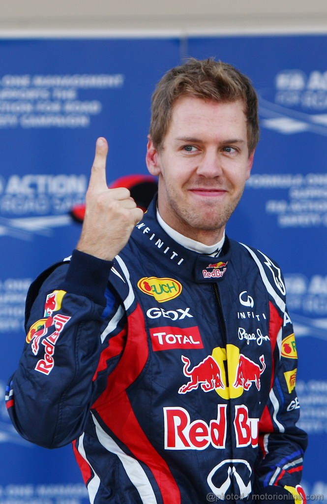 GP GIAPPONE, 08.10.2011- Qualifiche, Sebastian Vettel (GER), Red Bull Racing, RB7 pole position
