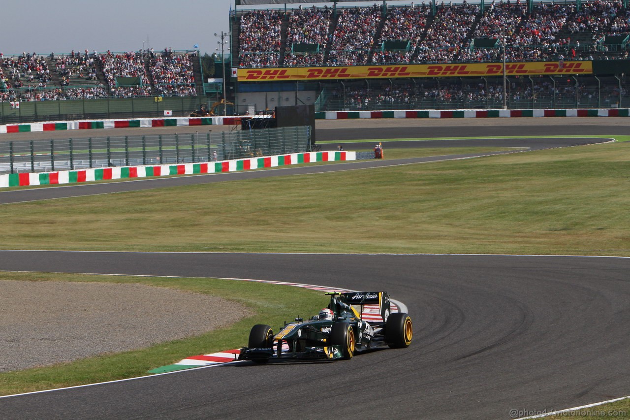 GP GIAPPONE, 08.10.2011- Qualifiche, Jarno Trulli (ITA), Team Lotus, TL11 