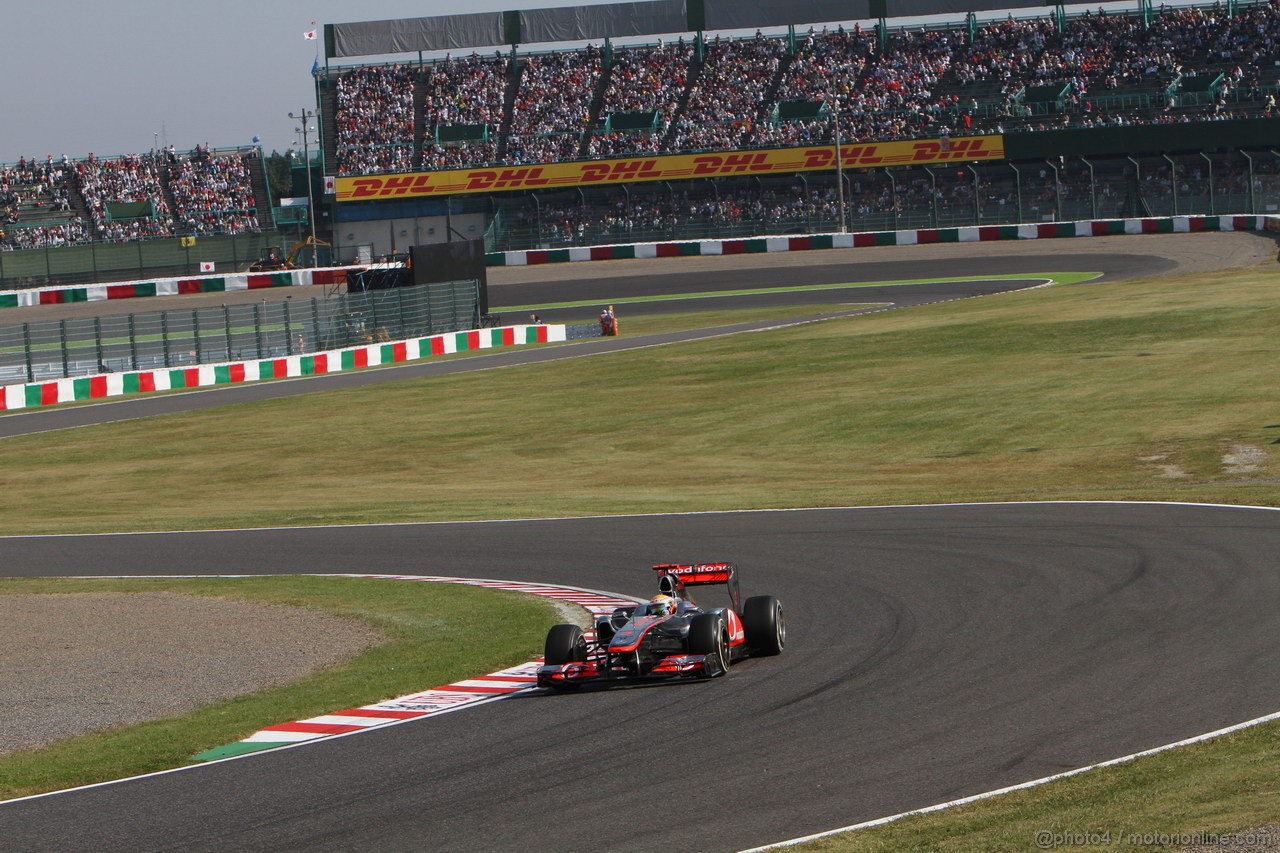 GP GIAPPONE, 08.10.2011- Qualifiche, Lewis Hamilton (GBR), McLaren  Mercedes, MP4-26 